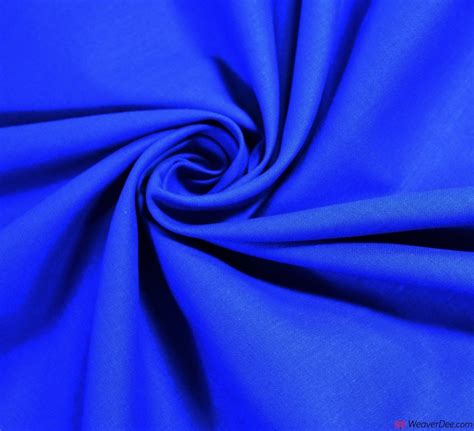 solid blue cotton fabric